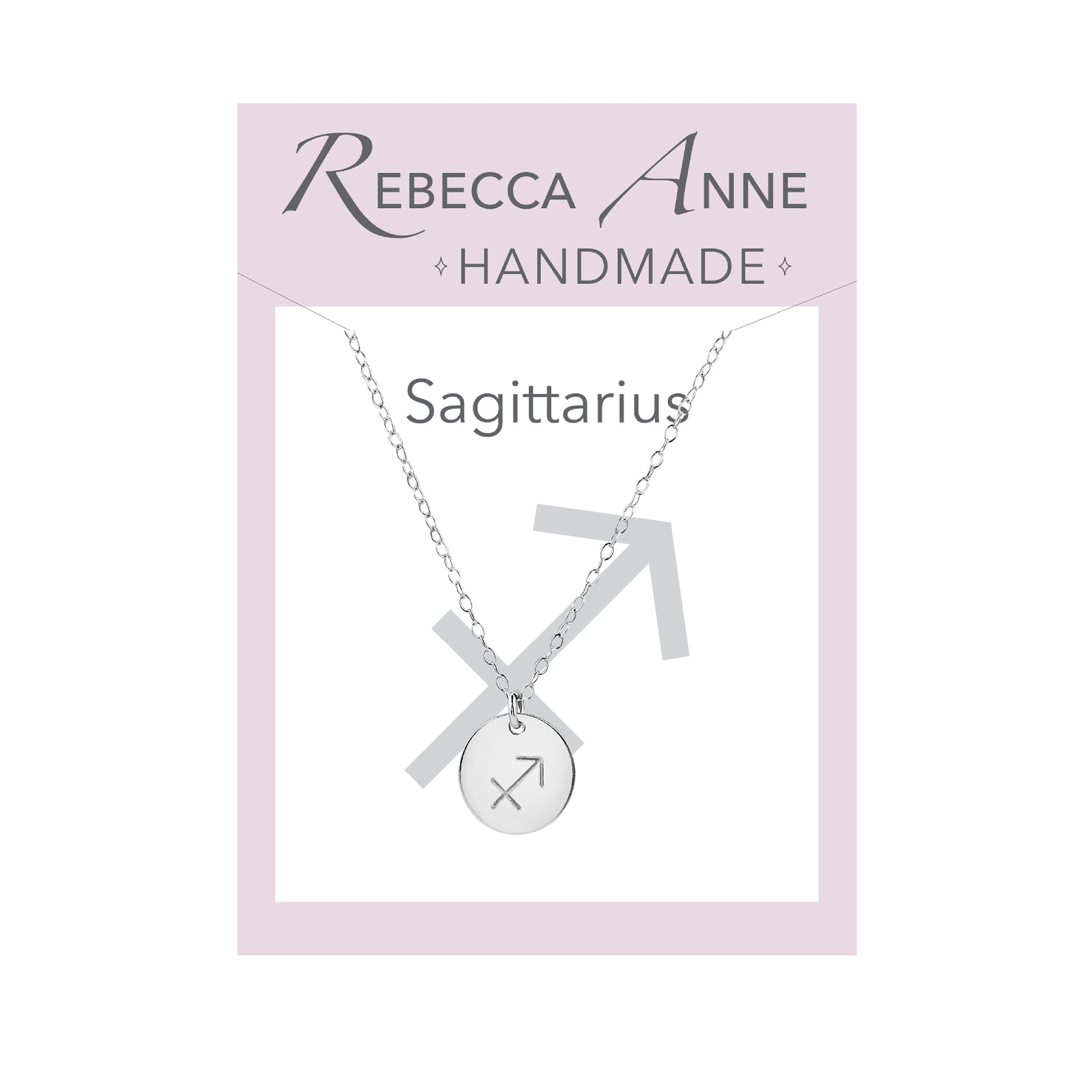 Sterling silver Sagittarius necklace