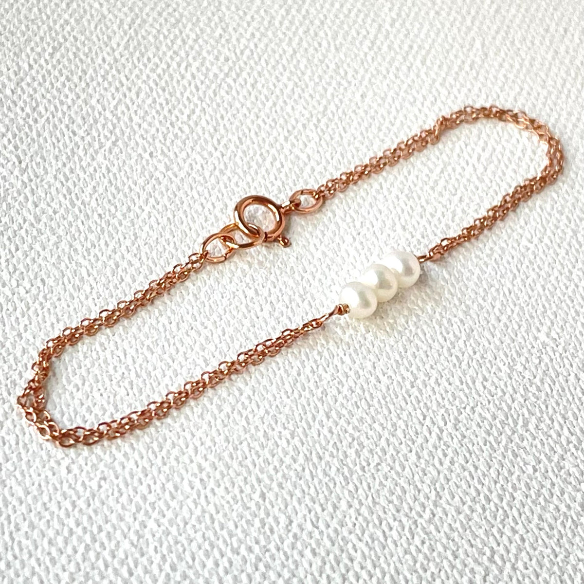 Rose Gold Birthstone Bracelet